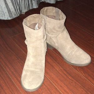 Tan ankle boots